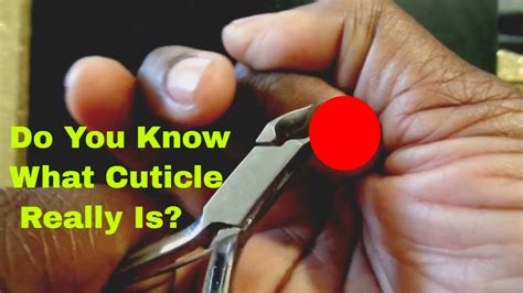 How To Cut Cuticles The Right Way Using Nippers Youtube