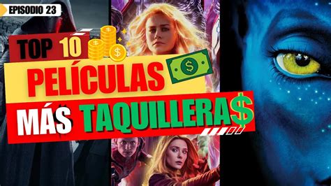 10 PELÍCULAS más EXITOSAS de la historia y DONDE puedes VERLAS YouTube