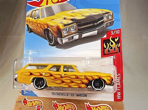 Hot Wheels Chevelle Ss Wagon Hw Flames Scale Contemporary Manufacture