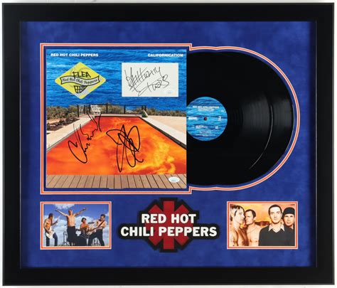 Red Hot Chili Peppers Californication Custom Framed Vinyl Lp Album Cover Cut Display Band