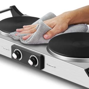 Amazon Hot Plate Techwood Doubel Burners For Cooking W Countertop Electric Stoves