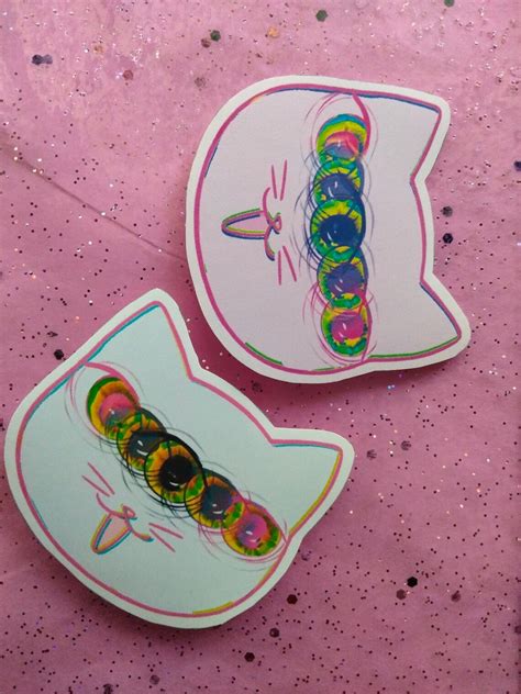 Pack Of 13 Weirdcore Matte Stickers Etsy
