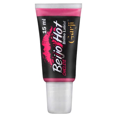 Beijo Hot Brilho Labial Ml Garji Produtos Sensuais A Mais Completa Linha Para Sex Shop