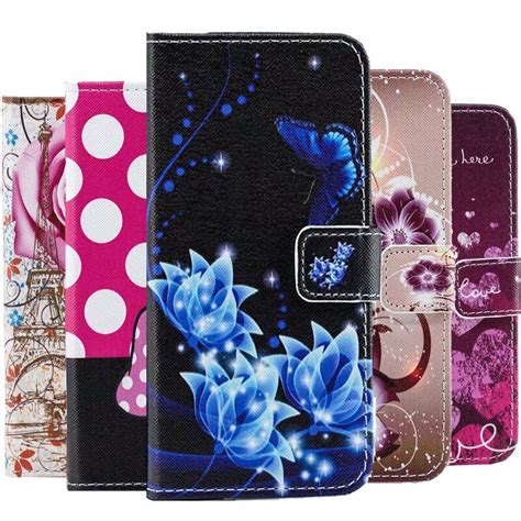 Flower Leather Flip Cover For Samsung Galaxy A10 A10S A20 A20S A20E A30