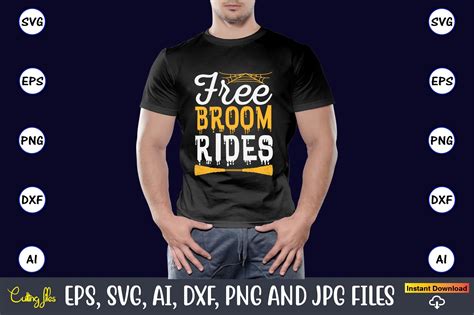 Free Broom Rides Svg T Shirts Design Graphic By Artunique24 · Creative