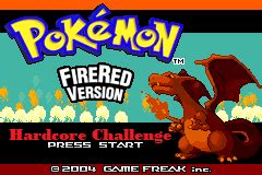 Pokemon Fire Red Hardcore Challenge Gba