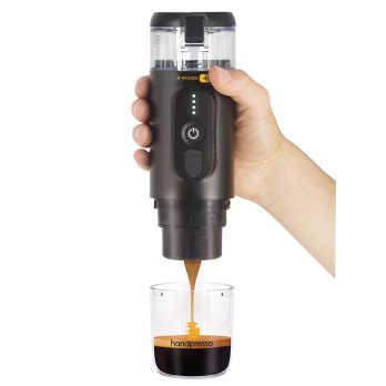 Handpresso portable espresso and coffee machines for the car.