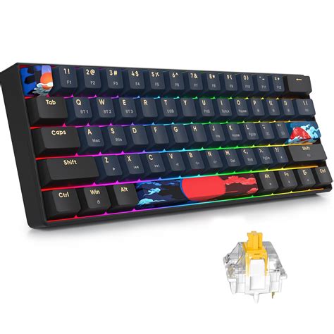 Surmen Gt Mechanical Gaming Keyboard Percent Rgb Hot Swappable Wireless Compact Mini