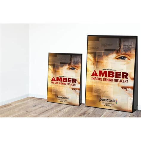 Amber The Girl Behind The Alert Fine Art Movie Poster 2023