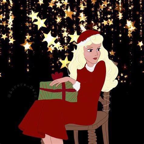aurora  christmas aurora disney disney merry christmas disney