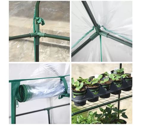 Shelterlogic Miracle Gro Mini Greenhouse Qvc