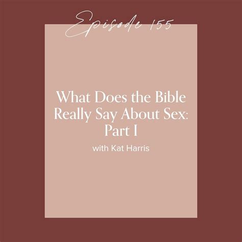 What Does The Bible Really Say About Sex Part I The Refined Woman