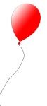 red balloon clipart kostenloses stock bild public domain pictures
