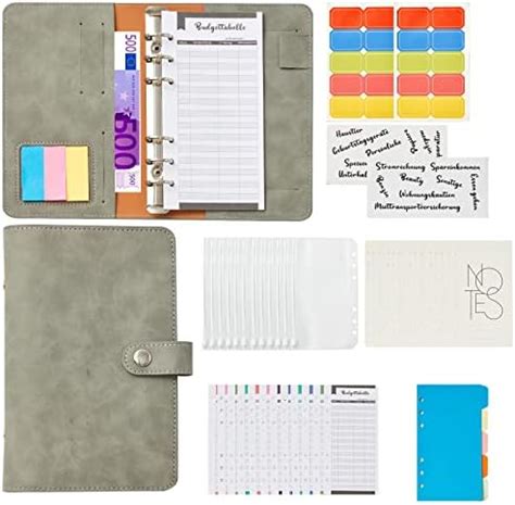 A6 Binder Budget Planner Geldplaner Sparheft 50 In 1 Notizbuch