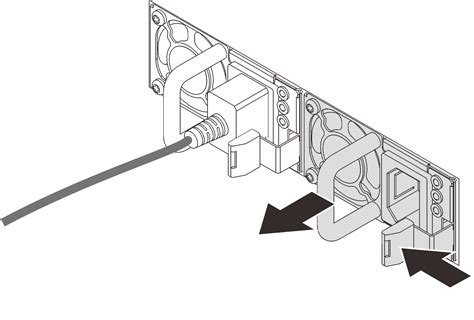 Remove A Hot Swap Power Supply Thinksystem Sr Lenovo Docs