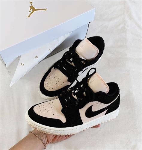 Nike Air Jordan 1 Low Black Guava Ice Womens Fashion Footwear