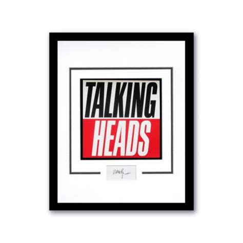 Talking Heads David Byrne Autographed Signed 11x14 Framed True Stories Acoa Ebay