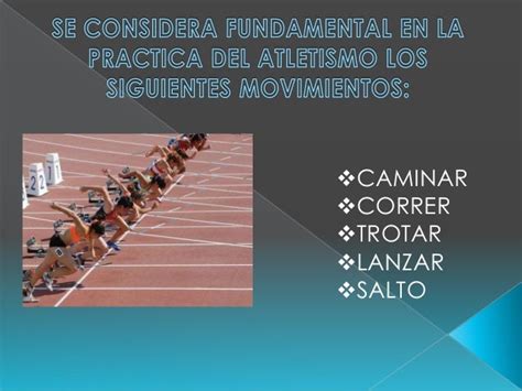 Fundamentos Del Atletismo