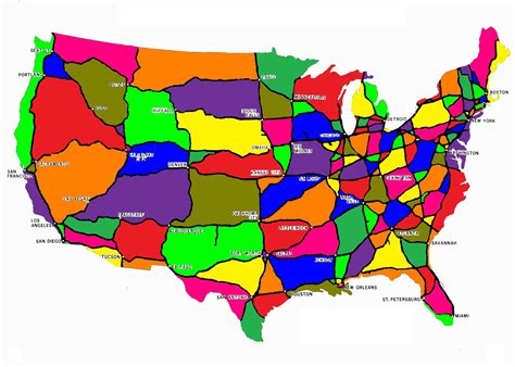 Get Usa Map State Lines Free Photos