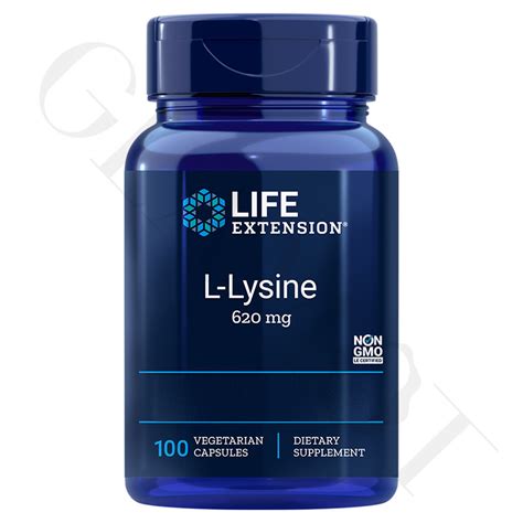 Life Extension L Lysine Essential Amino Acid For Healthy Nitrogen Balance