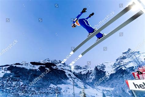 Dawid Kubacki Poland Soars Through Air Editorial Stock Photo Stock