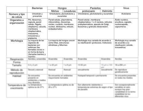 Solution Cuadro Comparativo Microbiologia Studypool 7548 The Best