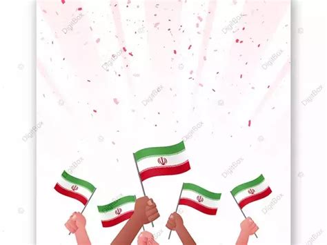 قالب اینستاگرام با حاشیه پرچم ایران دیجیت باکس Digitbox
