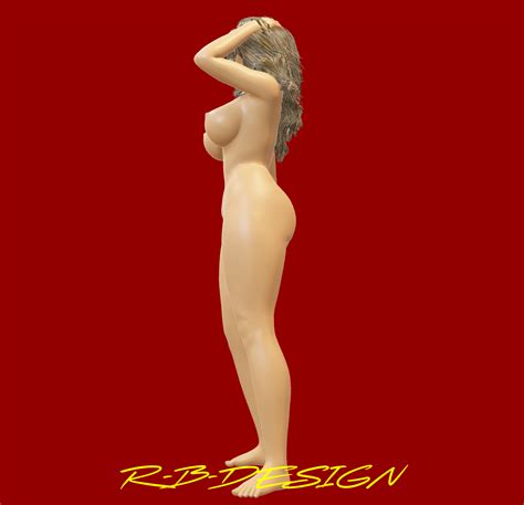 X Fully Naked Realistic Curvy Fkk Erotic Sexy Girl With Different Hairstyles W Wo