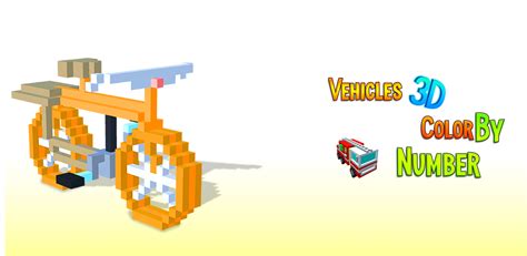 Vehicles 3d Color By Number Voxel Cars Coloring Bookappstore For Android