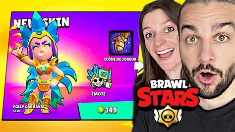 On Craque Pour Le Skin Polly Carnaval Sur Brawl Stars Prix Starr