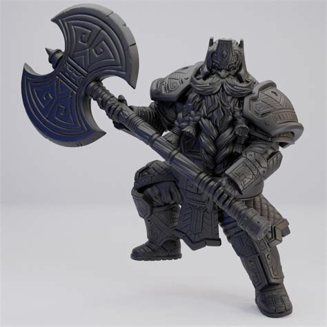 Hot Goblin ドワーフ王A ミニチュア ホットゴブリン 戦闘態勢