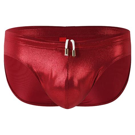 Men S Swimwear Summer Sexy Swim Briefs Bikini Board Surf Shorts Hot Stamping Cool And Shiny Hot