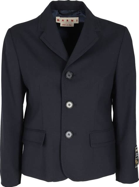 Marni Single Breasted Straight Hem Blazer ShopStyle