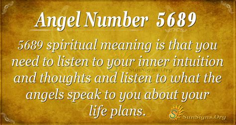 Meaning Of Angel Number 5689 – What Does It Mean Spiritually And ...