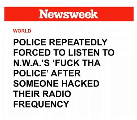 N W A Fuck Tha Police