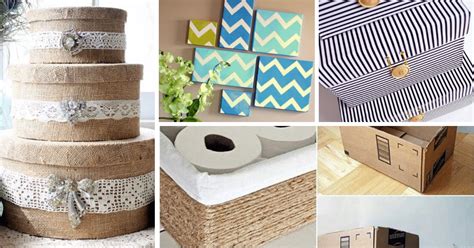 Decorar Caixa De Papelão - Ideias Para Decorar Caixas De Papelao