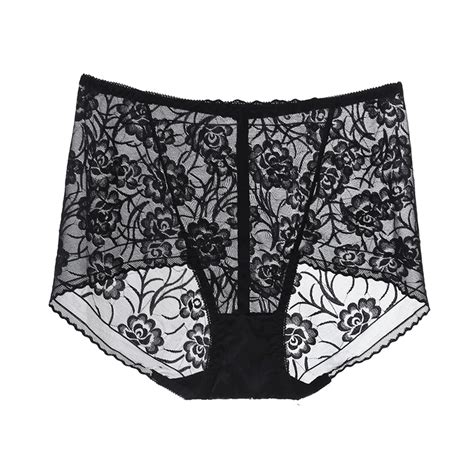 Купить Трусы Мэй красный 3 пакет высокой талией кружева сексуальные ...