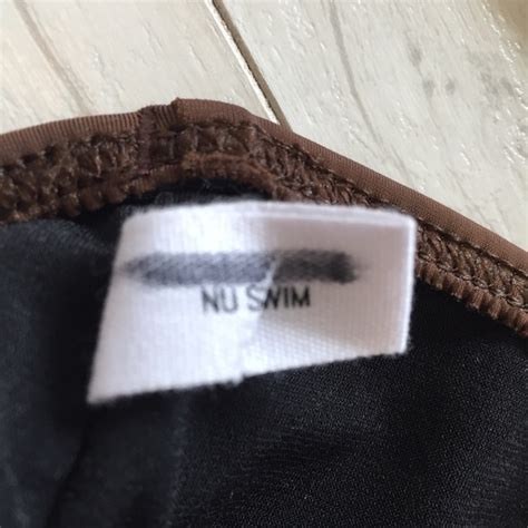 Nu Swim Swim Nu Swim Low Low Bottom Bikini Brown Sz Large New Poshmark