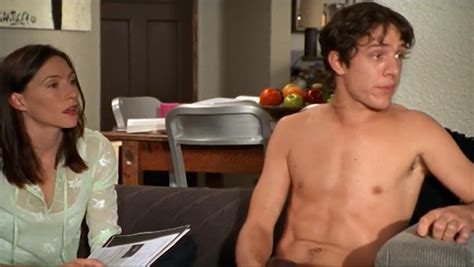 AusCAPS Samuel Johnson Nude In The Secret Life Of Us Rose Coloured Glasses