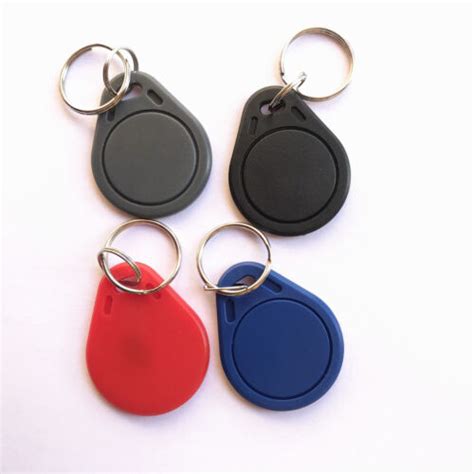 13 56MHZ ISO RFID MIFARE Classic 4K Key Fob For Access Control Pack Of