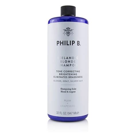 PHILIP B Icelandic Blonde Shampoo Tone Correcting Brightening Eliminates Brassiness Blonde
