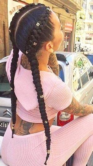 Useful Two French Braids Black Hairstyles New Natural Hairstyles