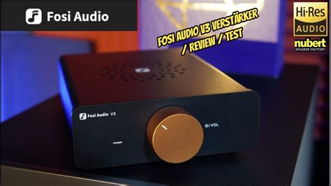 Fosi Audio V Mini Verst Rker Endstufe An Yamaha A A Und Nubert B