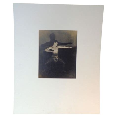 Pictorialist Sepia Tone Gelatin Silver Print Photograph Male Nude, 1900