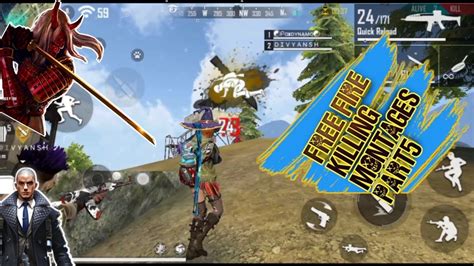 Free Fire Killing Montages Part Free Fire Highlights By Rd Game