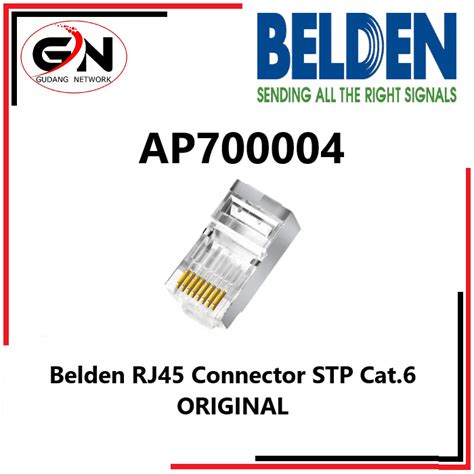 Jual Belden RJ45 Connector STP Cat 6 AP700004 ORIGINAL Jakarta Pusat