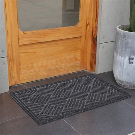 Wendana Large Outdoor Door Mats Rubber Shoes Scraper For Front Door