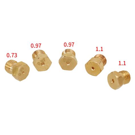 5pcs Burner Gas Natural Gas Hob Lpg Conversion Kit Jets Nozzles