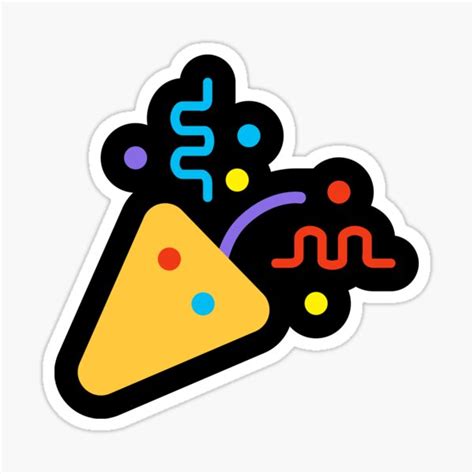 "Party Popper Emoji" Sticker for Sale by Feelklin | Redbubble