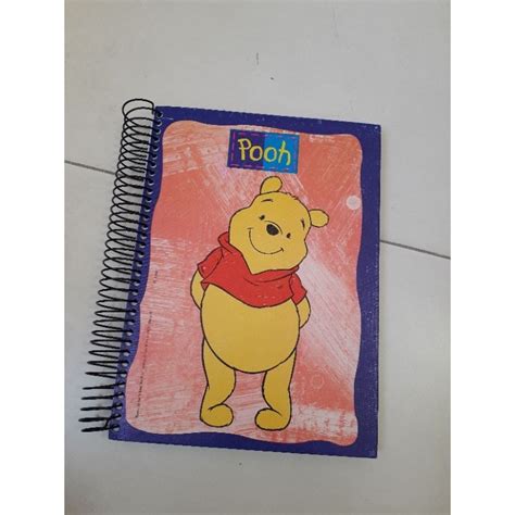 Caderno Ursinho Pooh Antigo - Caderno antigo vintage Ursinho Pooh | Shopee Brasil